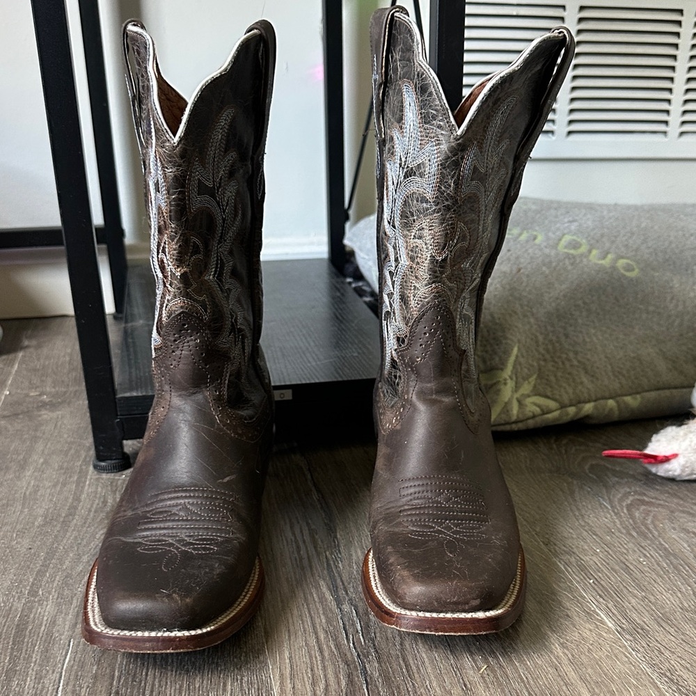 J.B. Dillon Brown Western Boots